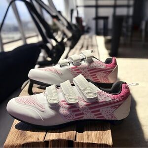 Women’s New Cycling Shoes Compatible with Peloton, Shimano SPD and Delta Size 9